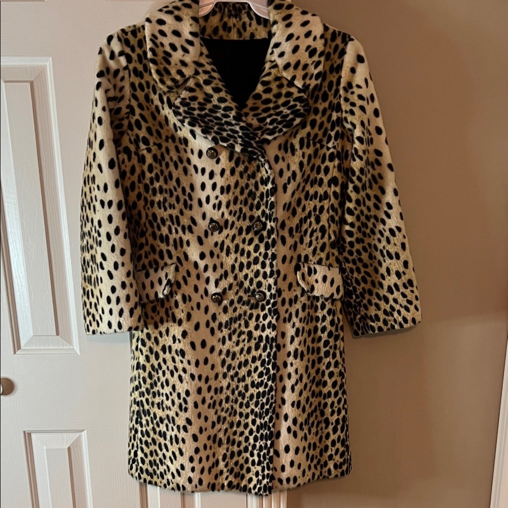 Leopard Print Women's Coat